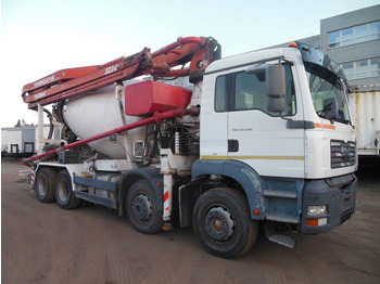 Leasing de MAN TGA 35.410, 8X4, MIX + PUMPE 24M  MAN TGA 35.410, 8X4, MIX + PUMPE 24M: foto 1