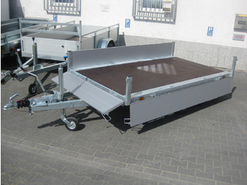 Remolque de coche Hochlader 260x150x30 cm Lfh: 56cm 10" niedrig Fahrwerk (S) 1350kg: foto 3