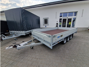 Remolque plataforma/ Caja abierta MEDAX - 3 3500 405x223x30cm Tridem 12" niedrig Fahrwerk (XL) 3500kg: foto 2