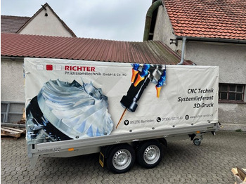 Remolque de coche nuevo Humbaur HT 253118 Hochlader 2,5 to. mit Hochplane 200 cm, Digitaldruck: foto 3 Remolque de coche nuevo Humbaur HT 253118 Hochlader 2,5 to. mit Hochplane 200 cm, Digitaldruck: foto 3