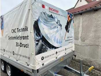 Remolque de coche nuevo Humbaur HT 253118 Hochlader 2,5 to. mit Hochplane 200 cm, Digitaldruck: foto 2 Remolque de coche nuevo Humbaur HT 253118 Hochlader 2,5 to. mit Hochplane 200 cm, Digitaldruck: foto 2