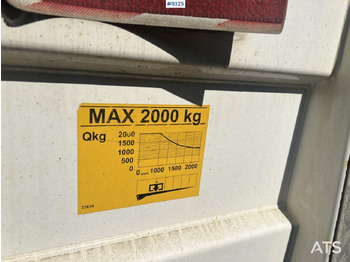 Trampilla elevadora Bakgavellyft Zepro ZHD 2000-175 MA: foto 3
