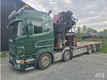 Camión grúa SCANIA
