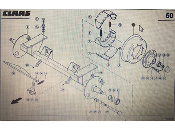 Tambores de freno CLAAS