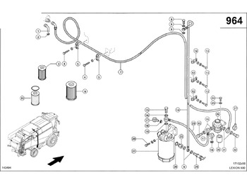 Filtro de combustible CLAAS