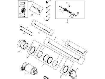 Silenciador/ Sistema de escape JOHN DEERE