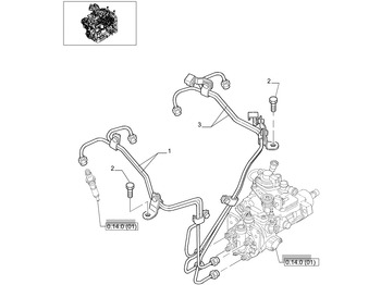 Motor y piezas NEW HOLLAND