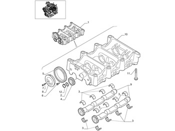 Motor y piezas NEW HOLLAND