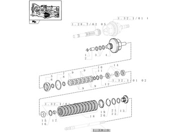 Embrague y piezas NEW HOLLAND