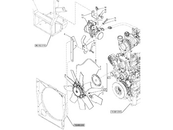 Motor y piezas NEW HOLLAND