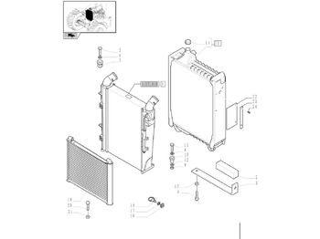 Radiador NEW HOLLAND
