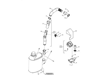 Silenciador/ Sistema de escape NEW HOLLAND