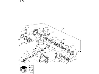 Embrague y piezas NEW HOLLAND