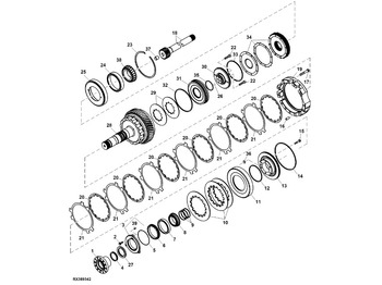 Caja de cambios y piezas JOHN DEERE
