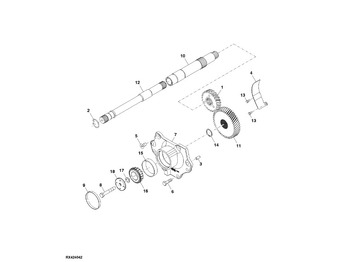 Caja de cambios y piezas JOHN DEERE