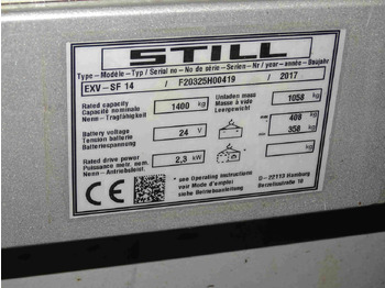 Apilador STILL EXV-SF14: foto 3