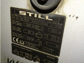 Carretilla elevadora eléctrica STILL RX60-30L/600: foto 2