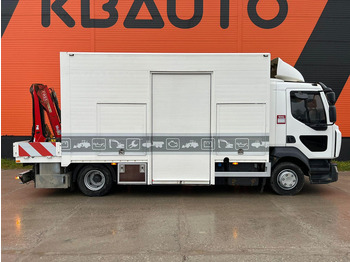 Leasing de Renault D12 4x2 WORKSHOP ON WHEELS / FASSI M30A.13 / BOX L=4459 mm Renault D12 4x2 WORKSHOP ON WHEELS / FASSI M30A.13 / BOX L=4459 mm: foto 4