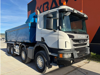 Camión volquete Scania P 440 8x4 RETARDER / FULL STEEL / BOX L=5850 mm: foto 4