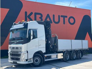 Camión caja abierta, Camión grúa Volvo FH 500 8x4*4 HIAB 408E-6 + JIB / PLATFORM L=6434 mm: foto 2 Camión caja abierta, Camión grúa Volvo FH 500 8x4*4 HIAB 408E-6 + JIB / PLATFORM L=6434 mm: foto 2