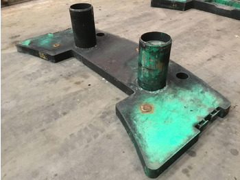 Contrapeso para Autogrúa FAUN ATF 60-3 counterweight base plate 1,6 ton: foto 4