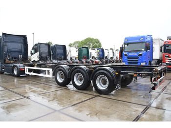 Semirremolque portacontenedore/ Intercambiable Krone SDC 27 - BPW AXLES - DRUM BRAKES -: foto 4