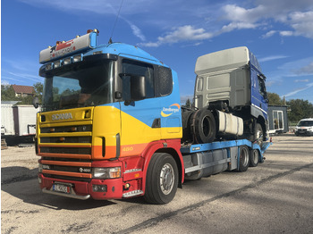 Camión portavehículos SCANIA 164 480