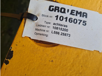 Eje y piezas LIEBHERR