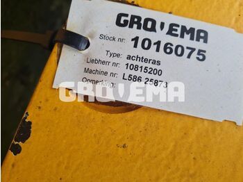Eje y piezas LIEBHERR
