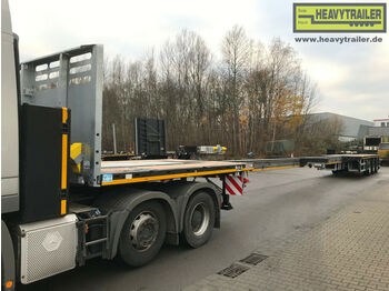 Semirremolque plataforma/ Caja abierta nuevo Faymonville MAX Trailer 3-Achs-Doppeltele-Plateau zwangsgel.: foto 4
