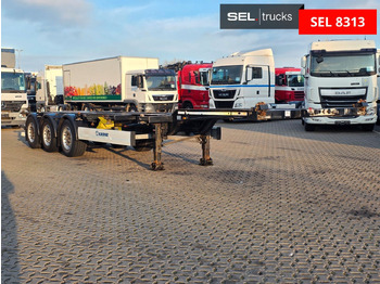 Semirremolque portacontenedore/ Intercambiable Krone SD / Teleskop / 11.035-12.640 / Liftachse: foto 3