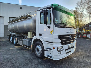 Camión cisterna para transporte de leche Mercedes-Benz Actros 2536 15500L INSULATED INOX TANK - 1 COMP: foto 3