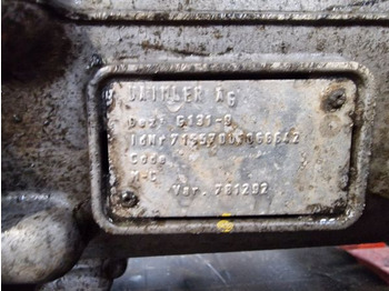 Caja de cambios Mercedes Benz G131-9  Gearbox: foto 2