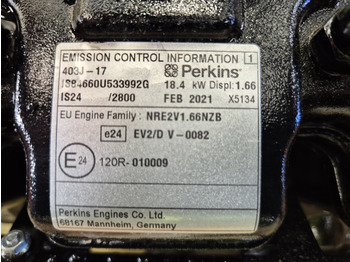 Motor para Maquinaria de construcción nuevo Perkins 403J-17 Engine (JCB Plant): foto 2 Motor para Maquinaria de construcción nuevo Perkins 403J-17 Engine (JCB Plant): foto 2