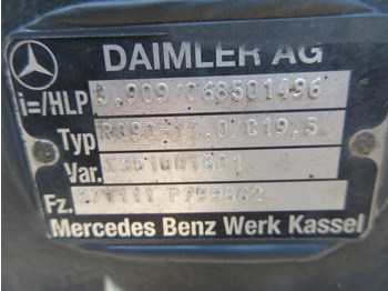Eje posterior para Camión Mercedes-Benz R390-11,0/C19.5 VAR 771.111 RATIO 3.909 ACHTER AS MERCEDES ATEGO EURO 6: foto 5 Eje posterior para Camión Mercedes-Benz R390-11,0/C19.5 VAR 771.111 RATIO 3.909 ACHTER AS MERCEDES ATEGO EURO 6: foto 5