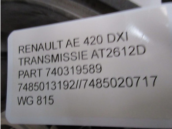 Caja de cambios para Camión Renault AE MAGNUM 740319589 TRANSMISSIE AT 2612D EURO 5: foto 5
