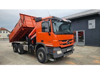Camión volquete Mercedes-Benz Actros 3346 K palfinger PK 18002 - bordmatic - meiller tipper - EPS 3 pedals: foto 4