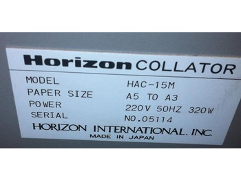 Máquina de impresión Horizon HAC 15m collating tower: foto 2