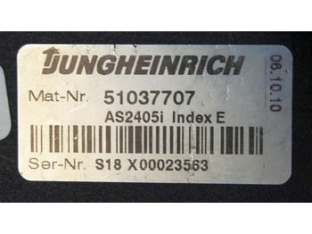 Unidad de control para Equipo de manutención Jungheinrich 51037707 | Rij regeling driving controller AS2405i index E Sw. 1,24: foto 3 Unidad de control para Equipo de manutención Jungheinrich 51037707 | Rij regeling driving controller AS2405i index E Sw. 1,24: foto 3