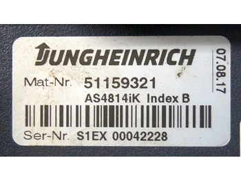 Unidad de control para Equipo de manutención Jungheinrich 51159321 | Rij/hef regeling drive/lifting controller AS4814Ik Index: foto 4 Unidad de control para Equipo de manutención Jungheinrich 51159321 | Rij/hef regeling drive/lifting controller AS4814Ik Index: foto 4