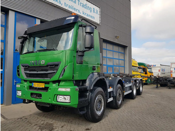 Camión portacontenedore/ Intercambiable Iveco Stralis 450 8x4 Steel Nieuwe Apk/TÜV 430.000 km kettingsyst 30 ton: foto 2