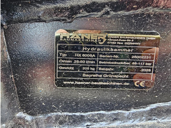Martillo hidráulico para Excavadora Haner HX600SA: foto 5