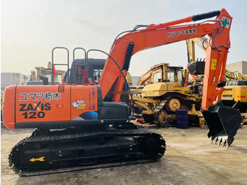 Excavadora de cadenas Japan Original 12 ton Used Excavator Hitachi ZX120 in good condition for Sale: foto 3