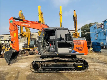Excavadora de cadenas Japan Original 12 ton Used Excavator Hitachi ZX120 in good condition for Sale: foto 4