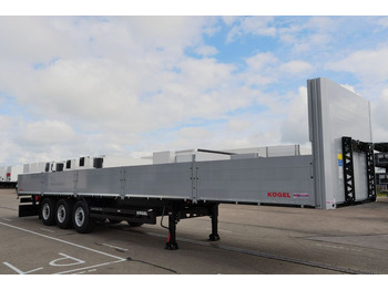 Semirremolque plataforma/ Caja abierta nuevo Kögel SN24/ BW 800 mm/144 x rungent. BPW/ LENKACHSE: foto 2