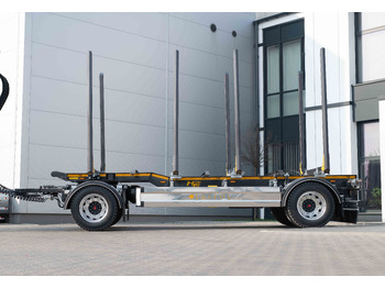 Remolque maderero para transporte de madera nuevo Hydrofast Przyczepa 2 osiowa do drewna stosowego HFP2/2-axle timber trailer HFP2: foto 4