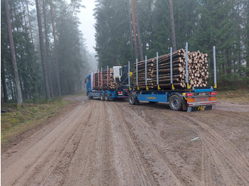 Remolque maderero para transporte de madera nuevo Hydrofast Przyczepa 2 osiowa do drewna stosowego HFP2/2-axle timber trailer HFP2: foto 3