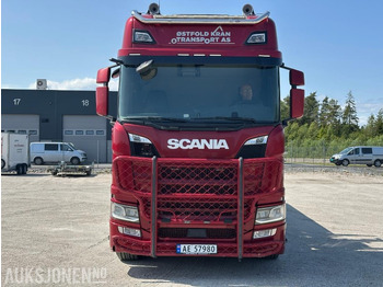 Camión grúa 2019 Scania R 500 6x2 - kranbil - Hiab kran med jibb: foto 2
