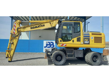 Excavadora de ruedas KOMATSU PW180