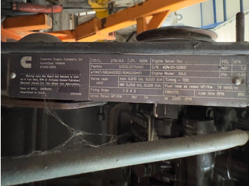 Motor para Maquinaria de construcción Cummins B 4.5 ENGINE: foto 2 Motor para Maquinaria de construcción Cummins B 4.5 ENGINE: foto 2